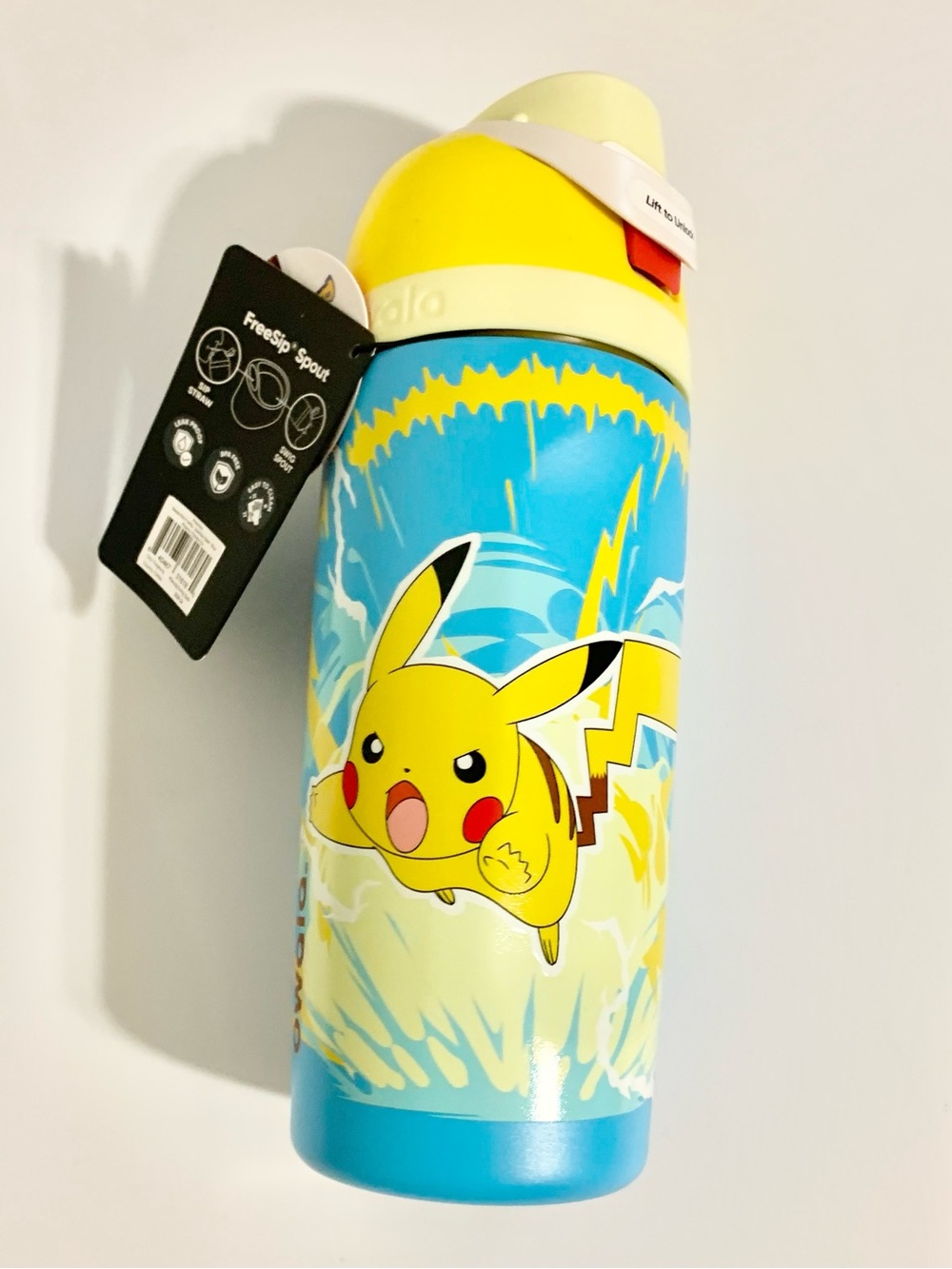Pokémon Owala Pikachu I choose you Stainless Steel Water Bottle 16 oz. NEW